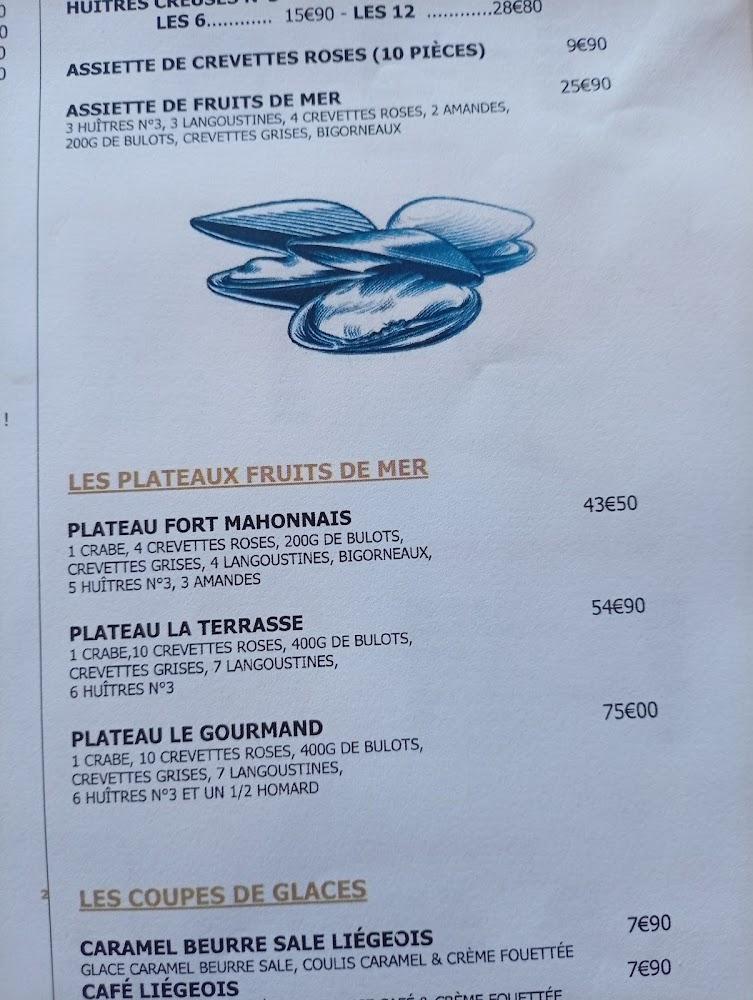 Brasserie les jardins de la terrasse - Menu Image 1