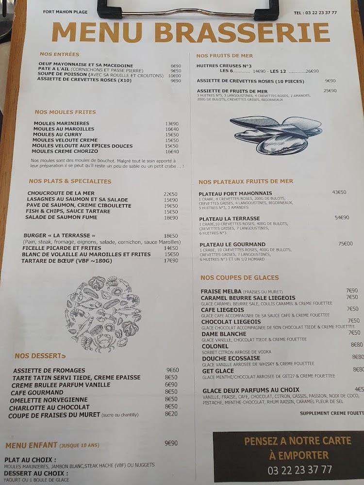 Brasserie les jardins de la terrasse - Menu Image 2